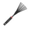 Stainless Steel Grass Rake with Wooden Handle, Multifunctional, 1 Pc. view 1
