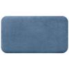 DHOME Upholstered Rounded Aqualine Fabric Headboard, Wall-Mounted Sound-Dampening, Blue, 90 cm view 2