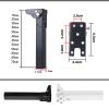 4-Pack 90° Folding Table Legs, 55 cm, Black view 2