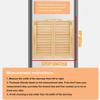 Wooden Western Saloon Swing Door, 117 x 100 cm, Wood Color view 3
