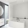 probath Half-Cassette Shower Blind, 3D Quadro, 90 x 240 cm view 3