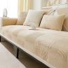 VFDC 1–4 Seater Sofa Throw, Corduroy Sofa Cover, Light Coffee, 90 × 160 cm view 1