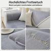 VFDC 1–4 Seater Sofa Throw, Corduroy Sofa Cover, Light Coffee, 90 × 160 cm view 3