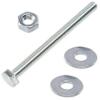AERZETIX Set of 25 M4 x 45 mm Hex-Head Screws, 50 M4 x 12 mm Wide Washers and 25 M4 Hex Nuts view 1