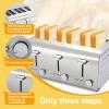 Commercial Pop-Up Toaster with Extra-Wide Slots and High-Lift Function view 2