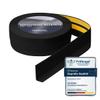 HOLZBRINK Self-Adhesive Flexible PVC Baseboard 50 x 20 mm, 75 m (3 x 25 m), Black view 1