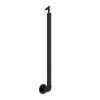 MSHGSKU Wooden Handrails for Outdoor Porch Steps, Adjustable Wrought-Iron Rail for 2–3 Steps view 1