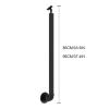 MSHGSKU Wooden Handrails for Outdoor Porch Steps, Adjustable Wrought-Iron Rail for 2–3 Steps view 2