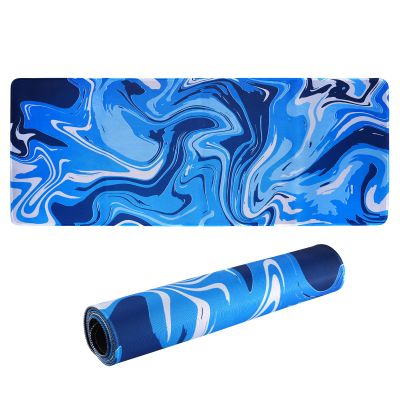 HJYIMYI XXL Gaming Mouse Pad, 800 x 300 mm, Fluid Art