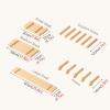 Wood Wall Organizer Set, Versatile Mounting System for Home, Office, and Garage view 4
