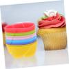 12 Silicone Rose-Shaped Muffin Molds for Cakes and Jelly view 3