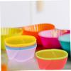 12 Silicone Rose-Shaped Muffin Molds for Cakes and Jelly view 4