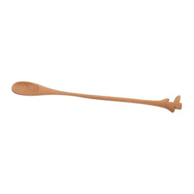 Wooden Stirring Spoon with Long Handle for Coffee, Tea, and Desserts