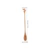 Wooden Stirring Spoon with Long Handle for Coffee, Tea, and Desserts view 2