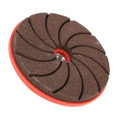 Itonash 5-Piece 100-Grit Emery Abrasive Nylon Flap Disc Set with Fiberglass Backing