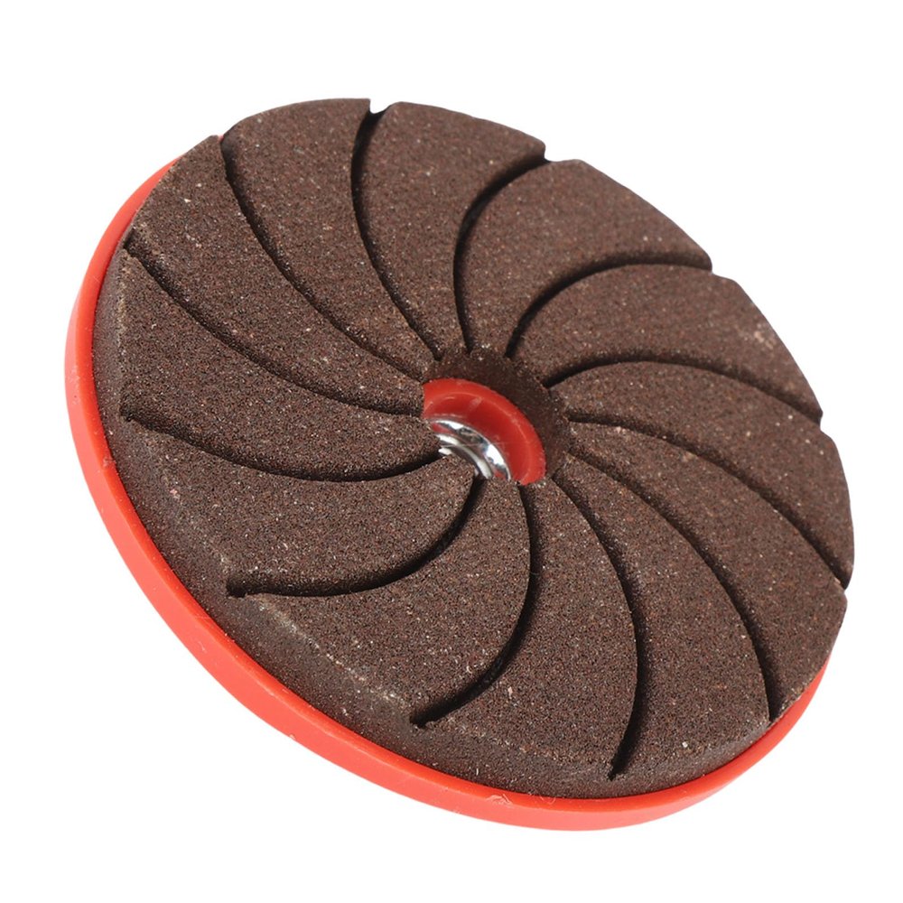 Itonash 5-Piece 100-Grit Emery Abrasive Nylon Flap Disc Set with Fiberglass Backing