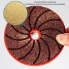Itonash 5-Piece 100-Grit Emery Abrasive Nylon Flap Disc Set with Fiberglass Backing view 4
