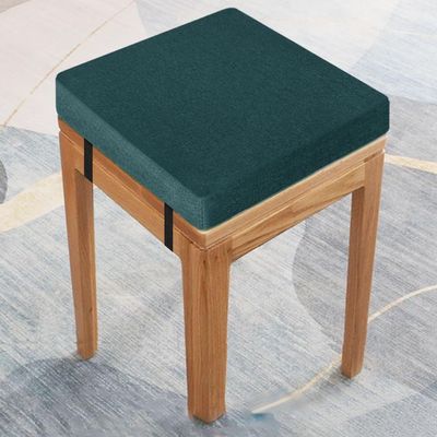Hoowarm Square Chair Cushion with Ties, Non-Slip Bar Stool Cushion, 28 x 28 x 5 cm, Color 15