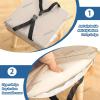Hoowarm Square Chair Cushion with Ties, Non-Slip Bar Stool Cushion, 28 x 28 x 5 cm, Color 15 view 4