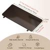 Folding Desk Extension Board with Keyboard Tray, Natural Wood, 60 x 20 cm view 2