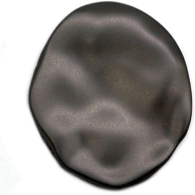 5 Unique-Shaped Matte Black Sewing Buttons for Coats and Shirts