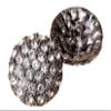 5 Metal Buttons, Sewing Buttons for Women's Coats, Jackets & Accessories (Black, 38 mm) view 1