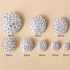 5 Metal Buttons, Sewing Buttons for Women's Coats, Jackets & Accessories (Black, 38 mm) view 3