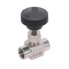 ICXLPMC 1PC 304 Stainless Steel Needle Valve, 3/8 in Tube OD, Female Thread, for Water, Gas, and Oil view 1