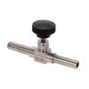 ICXLPMC 1PC 304 Stainless Steel Needle Valve, 3/8 in Tube OD, Female Thread, for Water, Gas, and Oil view 2