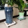 Rolling Metal Plant Stand with Wheels, Black, 30 cm view 3