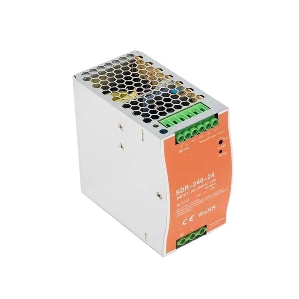 NDR/EDR DIN-Rail Switching Power Supply, 120W, 24V Output