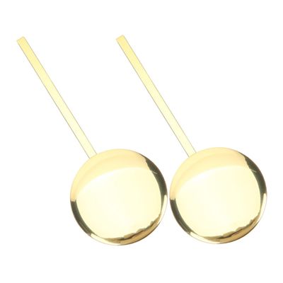 WHAMVOX 2-Piece Gold Metal Pendulums for Wall Clocks