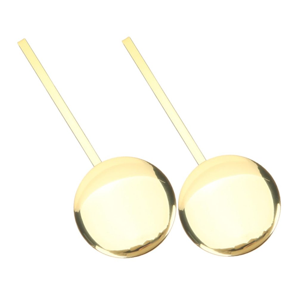 WHAMVOX 2-Piece Gold Metal Pendulums for Wall Clocks