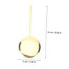 WHAMVOX 2-Piece Gold Metal Pendulums for Wall Clocks view 2