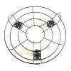 Sturdy Round Cast-Iron Plant Stand, 25.4 cm, on 3 Wheels view 1