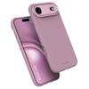 DECODED Silicone Case for iPhone 17 Air, Premium Soft-Touch, Antibacterial Coating, MagSafe Compatible, Drop Protection, Scratch-Resistant, Metal Buttons, Secure Grip, Pink view 1