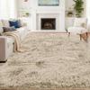 CHENMIAO Beige Shaggy Area Rug, 80 x 280 cm view 4