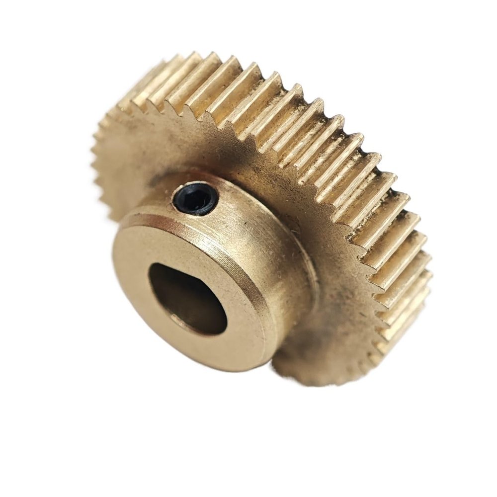 GuidNaurys 1-Piece 0.5 Module 44-Tooth Spur Gear, D-Shaped Bore, 8 × 7.5 mm