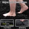 CHENMIAO Shaggy Area Rug 60 x 250 cm, Soft Long-Pile Rug with Non-Slip Backing, Black view 2