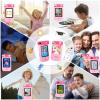 ARNSSIEN Kids Smartphone Toy with 180° Rotating Lens and 32GB Card, Touchscreen Camera with Silicone Case, Gift for Ages 3–8, A200 view 4