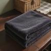 GOUTUI Flannel Blanket 180 x 200 cm, Soft & Washable, Dark Gray view 1