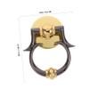 Retro Zinc Alloy Door Knocker for House Doors view 2