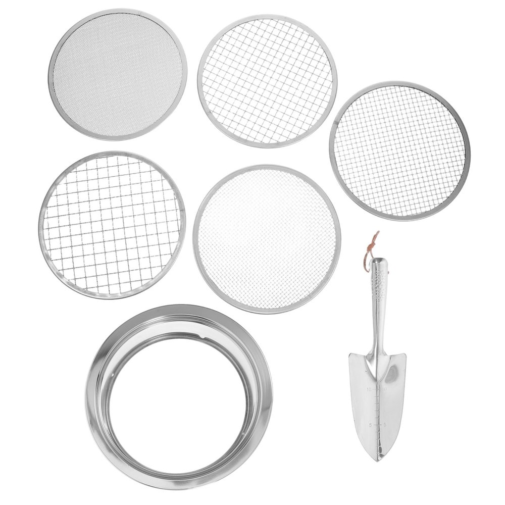 MAGICLULU Stainless Steel Garden Sieve for Soil, Stones and Compost