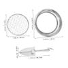 MAGICLULU Stainless Steel Garden Sieve for Soil, Stones and Compost view 2