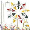 Metal Wind Spinner with Ground Stake, Multicolored view 1
