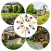 Metal Wind Spinner with Ground Stake, Multicolored view 4