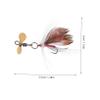 KOMBIUDA Artificial Lures, 10-Pack, 2.89 cm, 0.28 g, with Hooks for Bass view 2