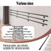Industrial Stair Railing, Long, 30,600 cm, Wall-Mounted Safety Handrail, 390 cm view 2