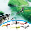 Fly Fishing Lures with Barbed Hooks for Bass view 3