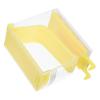 BUGUUYO Transparent Cotton Roll Dispenser with Lid and Press Mechanism view 1